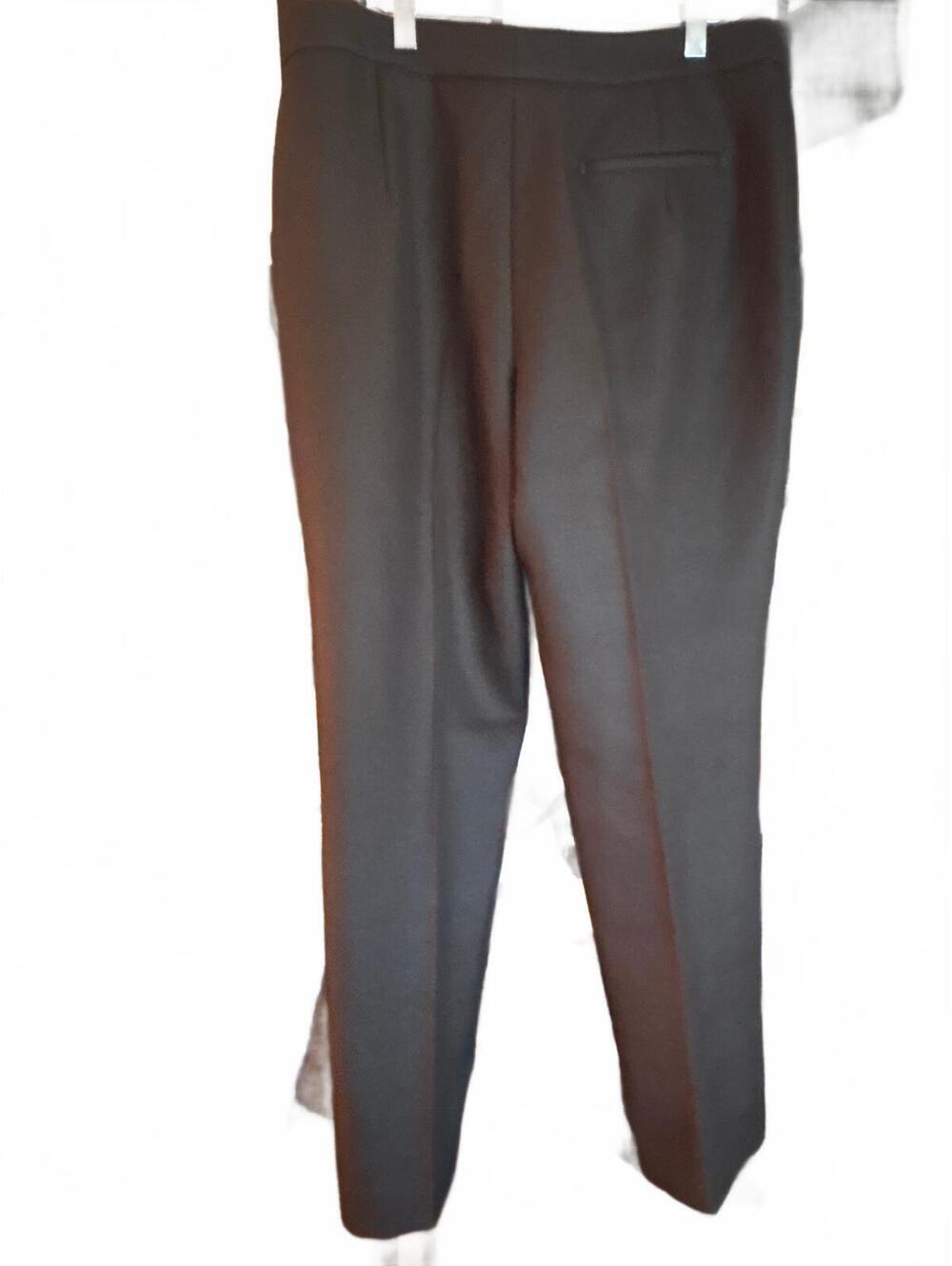 Suistudio Brown Wool Herringbone Dress Pants 10US / 14UK / EU40